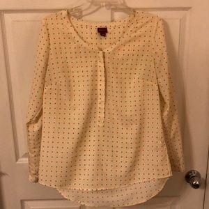 Polka dotted blouse